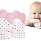 Silicone Self Soothing Teether Gloves Toy for Babies